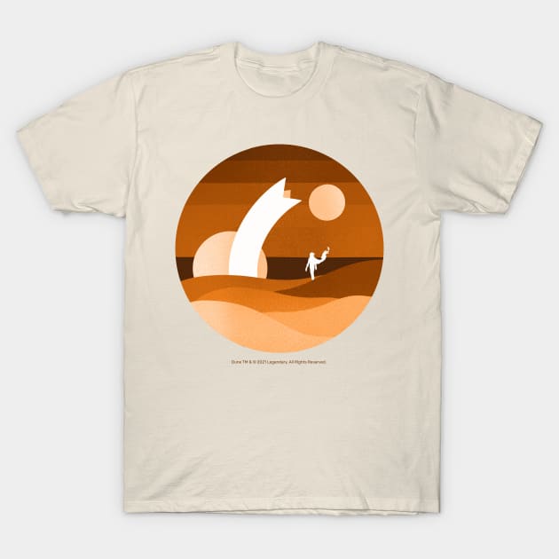 Minimalist Arrakis, Neutral T-Shirt by Dream Artworks